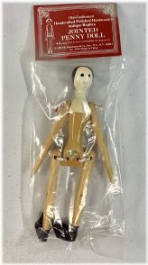 Vintage Jointed Penny Doll