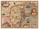 East Asian Cartographic Relics - 1606 Vintage Wall Map