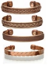 Copper Relief Bracelet Set