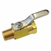 Compact Brass Ball Valve with Viton Seat