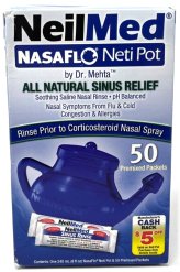 NasaFlo Neti Pot Sinus Relief Pack