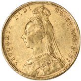 Golden Jubilee Sovereign of Great Britain - Average Circulation, Random Date