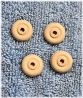 Vintage Rubber Tires for Arcade, Kenton, and Hubley Cast Iron Toys