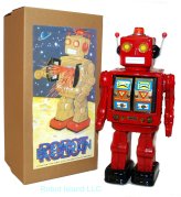 Rotatomatic Red Electron Robot