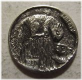 Whimsical Carved Coin: Springtime Frolic