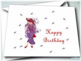 Red Hat Ladies Society Birthday Card Set