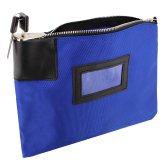 Navy Blue Locking Cash Bag by BISupply