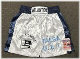 Chavez Autographed Boxing Trunks with JSA Witnessed Authentication