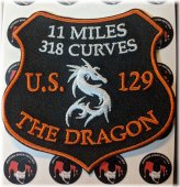 Dragon's Spine Embroidered Patch