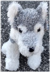 Alpine Wolf Dog Princess Plush