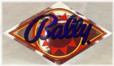 Bally Coin Door Sticker for Pinball Machines