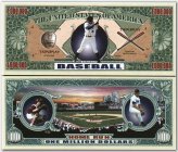 Baseball Million Dollar Novelty Bill Set