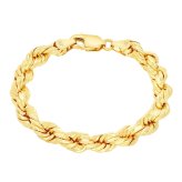 Sunburst Rope Chain Bracelet