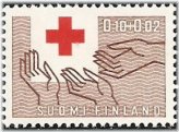 Hands Reaching Out Red Cross - Finland 1963