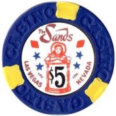 Sands Casino Fantasy Chip - $5 Las Vegas, Nevada
