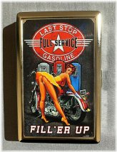 Vintage Pinup Girl Cigarette Case