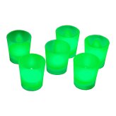 Green Glow Wedding Candle Set