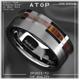 Silverwood Tungsten Ring