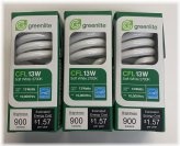 Soft White CFL Bulbs (13W/60W) by Greenlite