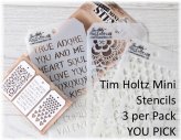 Tim Holtz Mini Layering Stencil Set