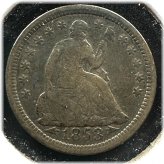 Arrows Liberty Seated Half Dime