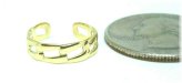 Golden Cable Toe Ring in Gift Box