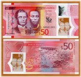 Jamaica Redesigned $50 Polymer Banknote, 2022 (2023)