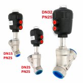 Stainless Steel Air Actuated Angle Seat Valve Kit