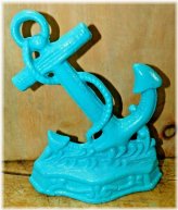 Turquoise Nautical Anchor Decor