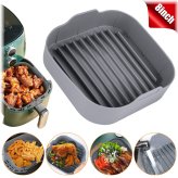 Silicone Air Fryer Liners - Non-Stick Baking Mats for Healthy Cooking