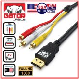 HD Component Adapter Cable for High-Quality Audio and Video Output