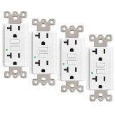 SecurePower 20A LED Indicator Outlet 4-Pack