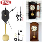 Silent Pendulum Movement Kit for Wall Clock Repair and DIY Projects