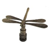 Antique Brass Dragonfly Finial