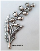 Lily of the Valley Sterling Silver Component