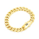 Golden Majesty Cuban Link Bracelet