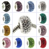 Birthstone Bling Bead for European Charm Bracelet