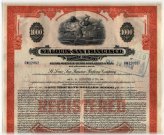 Frisco Railway Bond Certificate