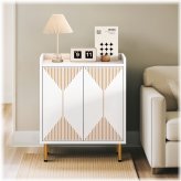 Contemporary Storage Console with Adjustable Shelving