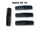 Black Pocket Combs - Set of 4