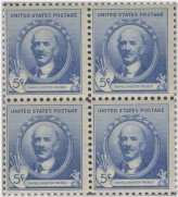 Daniel Chester French Stamp Quartet