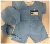 Blue Doctor Scrubs 4-Piece Set