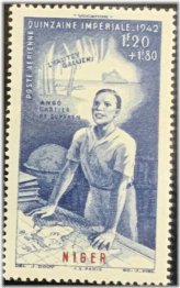 Colonial Education Fund Quinzaine Imperiale Stamp