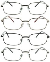 Metal Spring Hinge Reading Glasses Set