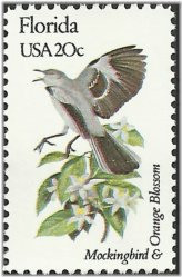 Florida Mockingbird 1982 Stamp