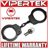 Double Lock Black Steel Security Restraints