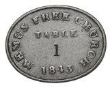 Angus Communion Token 1843