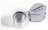 Precision Triplet Magnifier 20X Loupe by Lighthouse Leuchtturm