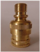 Brass Knurled Lamp Swivel