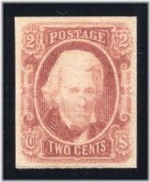 1863 2¢ Jackson Mint State Stamp - Original Gum